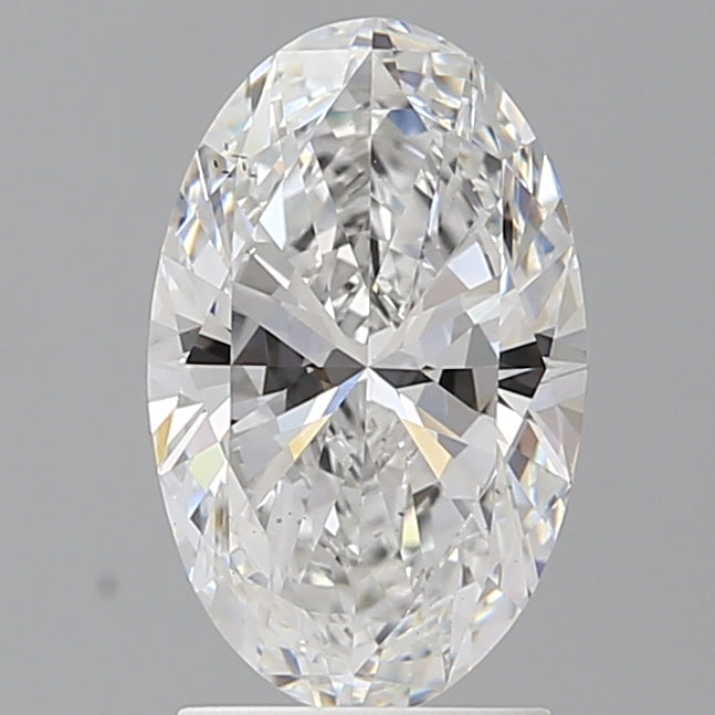 2.08 Carat Oval Shaped, Ideal Cut, E Color, VS2 Clarity, IGI Certified Lab Grown Diamond