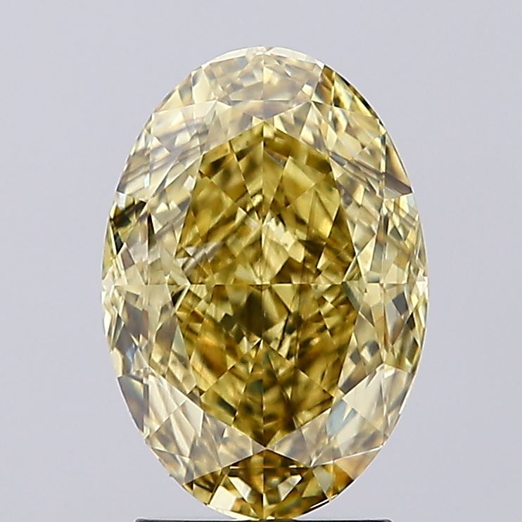 3.28 Carat Oval Shaped, Excellent Cut, SI1 Clarity, IGI Certified Lab Grown Diamond