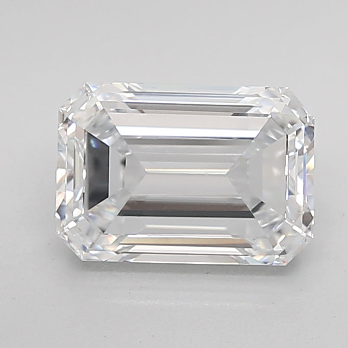 1.94 Carat Emerald Shaped, Excellent Cut, D Color, IF Clarity, IGI Certified Lab Grown Diamond