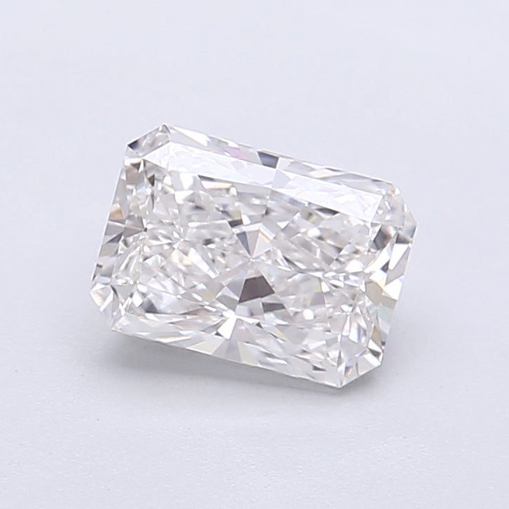 1.21 Carat Radiant Shaped, Very Good Cut, E Color, VVS2 Clarity, IGI Certified Lab Grown Diamond