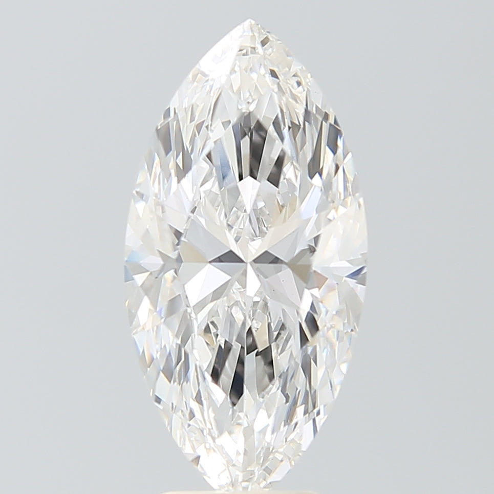 4.48 Carat Marquise Shaped, Ideal Cut, F Color, VS1 Clarity, IGI Certified Lab Grown Diamond