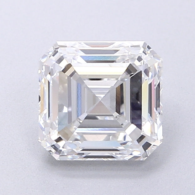 1.90 Carat Asscher Shaped, Very Good Cut, D Color, VVS2 Clarity, IGI Certified Lab Grown Diamond