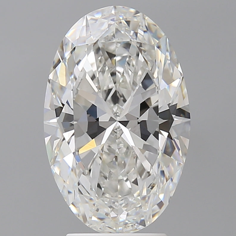 4.01 Carat Oval Shaped, Ideal Cut, E Color, VVS2 Clarity, IGI Certified Lab Grown Diamond