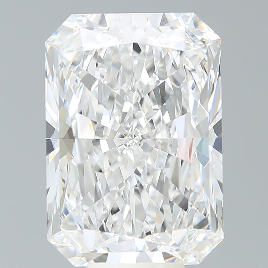 10.37 Carat Radiant Shaped, Ideal Cut, E Color, VVS2 Clarity, IGI Certified Lab Grown Diamond