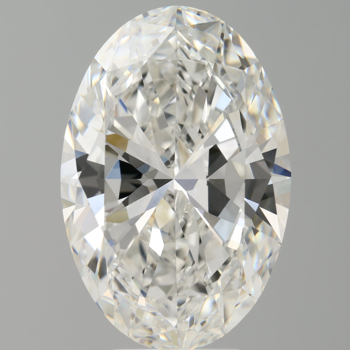 6.54 Carat Oval Shaped, Excellent Cut, F Color, VVS2 Clarity, IGI Certified Lab Grown Diamond