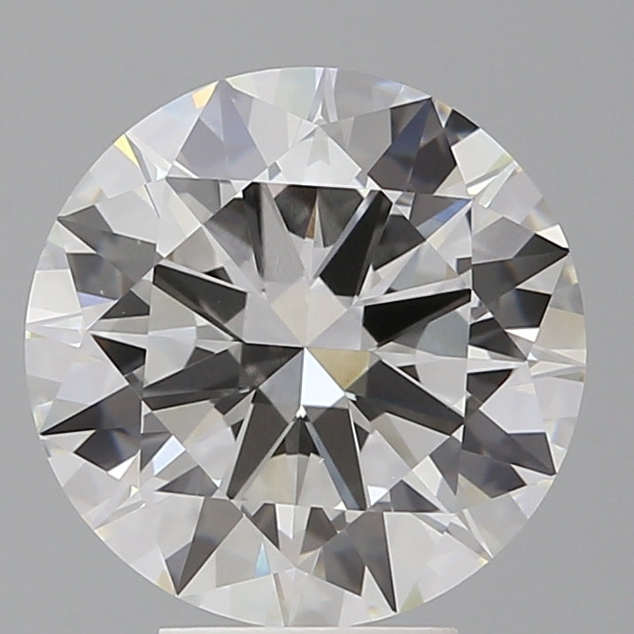 5.00 Carat Round Shaped, Excellent Cut, F Color, VVS2 Clarity, IGI Certified Lab Grown Diamond