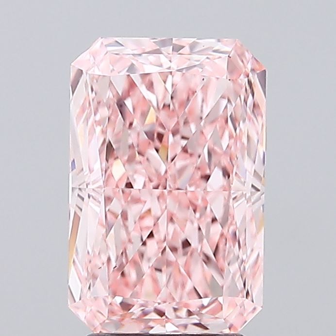 3.03 Carat Radiant Shaped, Ideal Cut, VS1 Clarity, IGI Certified Lab Grown Diamond