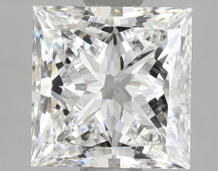 2.49 Carat Princess Shaped, Excellent Cut, F Color, VS1 Clarity, IGI Certified Lab Grown Diamond