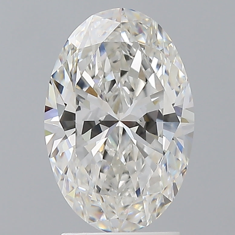 2.58 Carat Oval Shaped, Ideal Cut, F Color, VS1 Clarity, IGI Certified Lab Grown Diamond