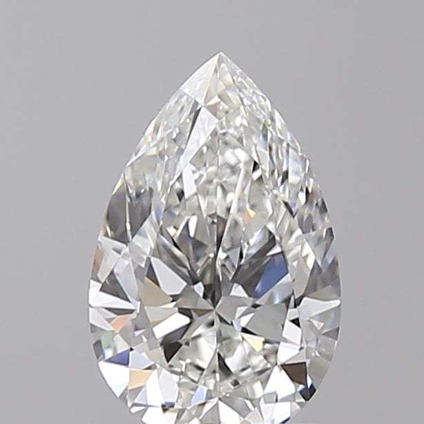 1.02 Carat Pear Shaped, Ideal Cut, F Color, IF Clarity, IGI Certified Lab Grown Diamond