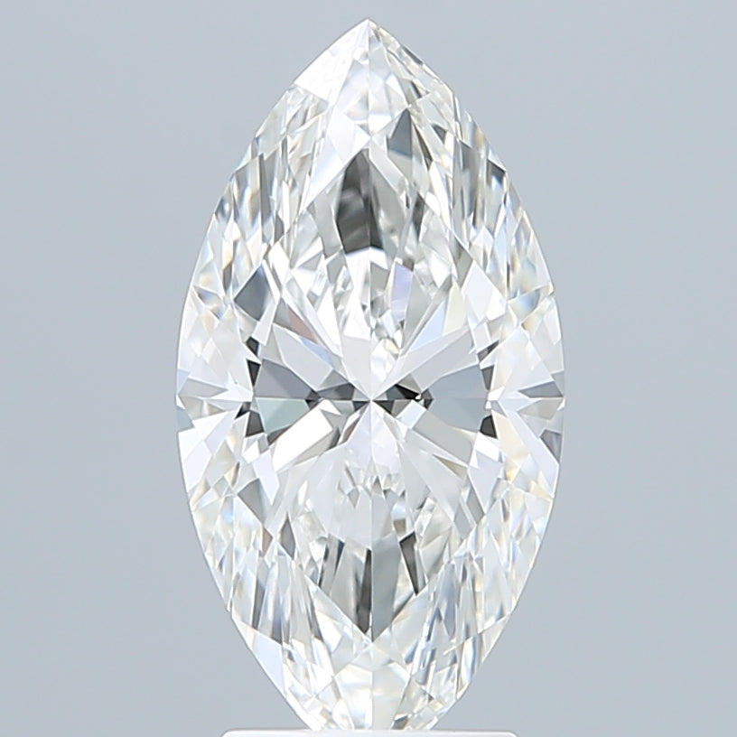 3.10 Carat Marquise Shaped, Ideal Cut, F Color, VVS2 Clarity, IGI Certified Lab Grown Diamond