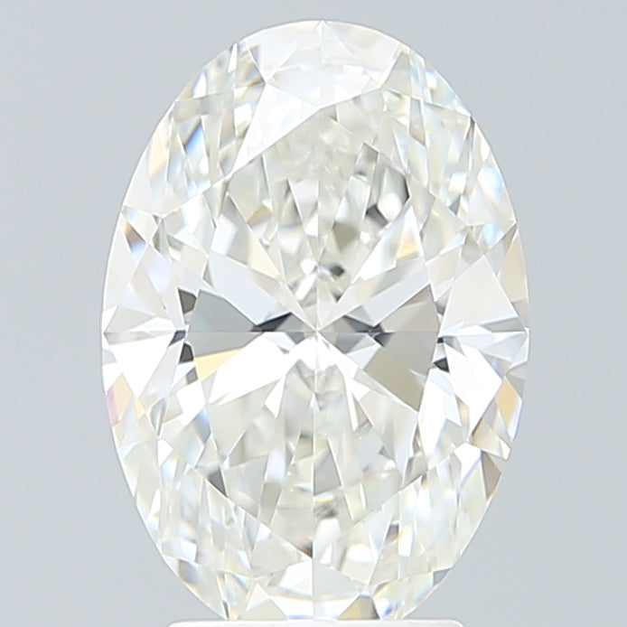 3.57 Carat Oval Shaped, Ideal Cut, G Color, VVS2 Clarity, IGI Certified Lab Grown Diamond