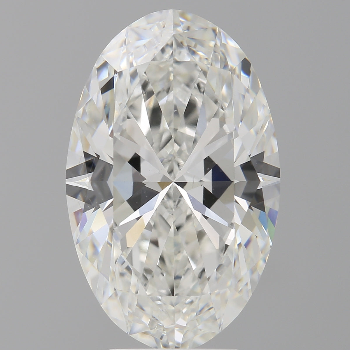 6.09 Carat Oval Shaped, Ideal Cut, E Color, VVS2 Clarity, IGI Certified Lab Grown Diamond
