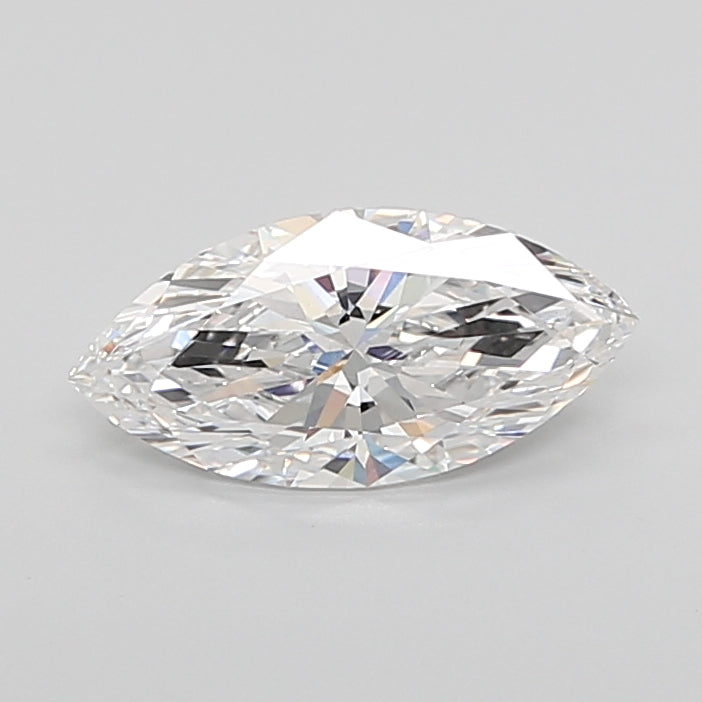 3.07 Carat Marquise Shaped, Ideal Cut, E Color, VVS2 Clarity, IGI Certified Lab Grown Diamond