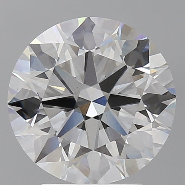 3.60 Carat Round Shaped, Ideal Cut, F Color, VVS2 Clarity, IGI Certified Lab Grown Diamond