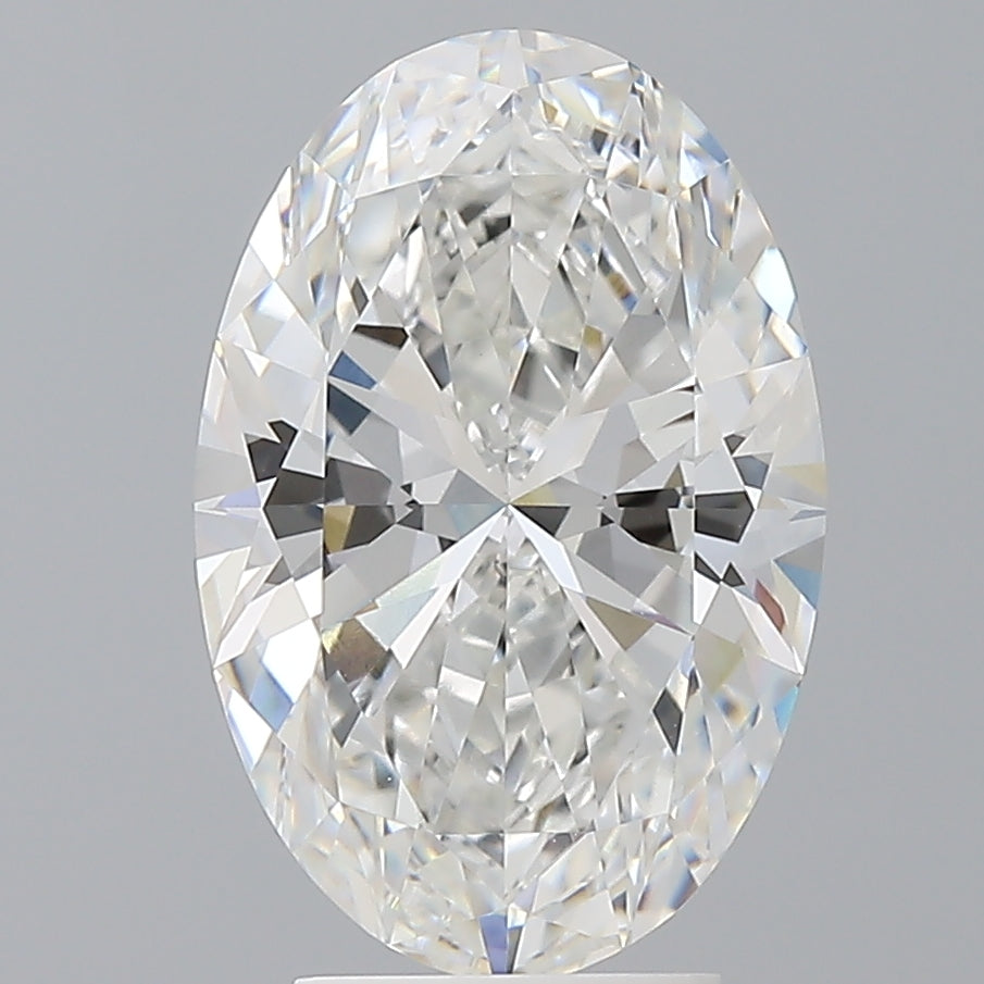 4.09 Carat Oval Shaped, Ideal Cut, E Color, VVS2 Clarity, IGI Certified Lab Grown Diamond