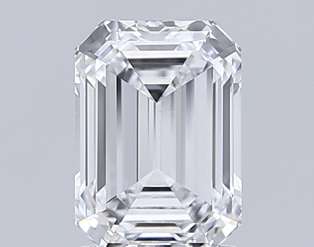 1.63 Carat Emerald Shaped, Ideal Cut, E Color, VS1 Clarity, IGI Certified Lab Grown Diamond
