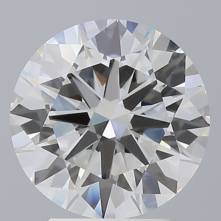 3.42 Carat Round Shaped, Excellent Cut, F Color, VVS2 Clarity, IGI Certified Lab Grown Diamond