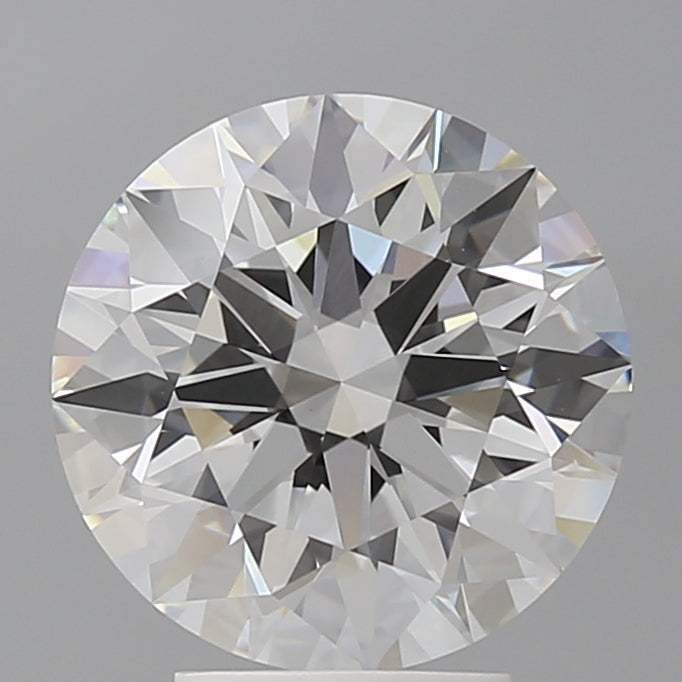 4.09 Carat Round Shaped, Ideal Cut, E Color, VVS2 Clarity, IGI Certified Lab Grown Diamond