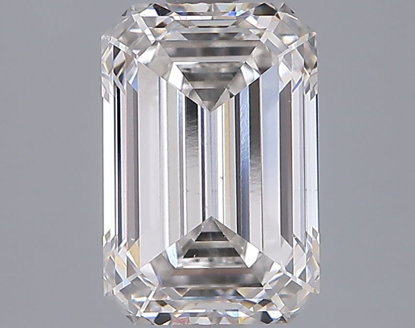 2.70 Carat Emerald Shaped, Ideal Cut, G Color, VS1 Clarity, IGI Certified Lab Grown Diamond