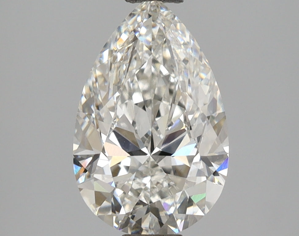 2.05 Carat Pear Shaped, Ideal Cut, F Color, VS1 Clarity, IGI Certified Lab Grown Diamond