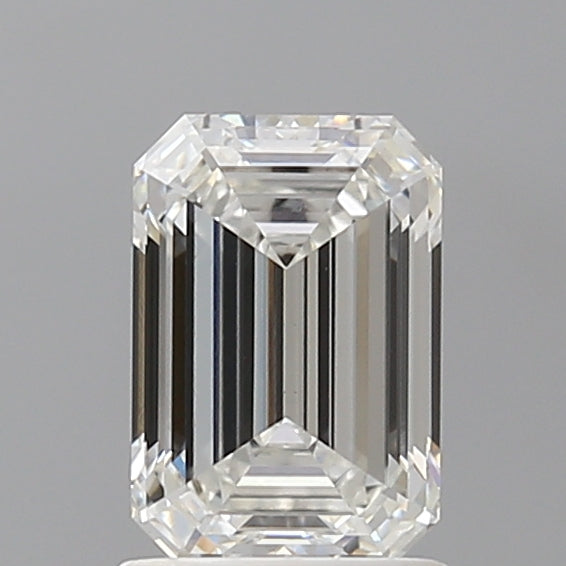 1.52 Carat Emerald Shaped, Ideal Cut, F Color, VVS2 Clarity, IGI Certified Lab Grown Diamond