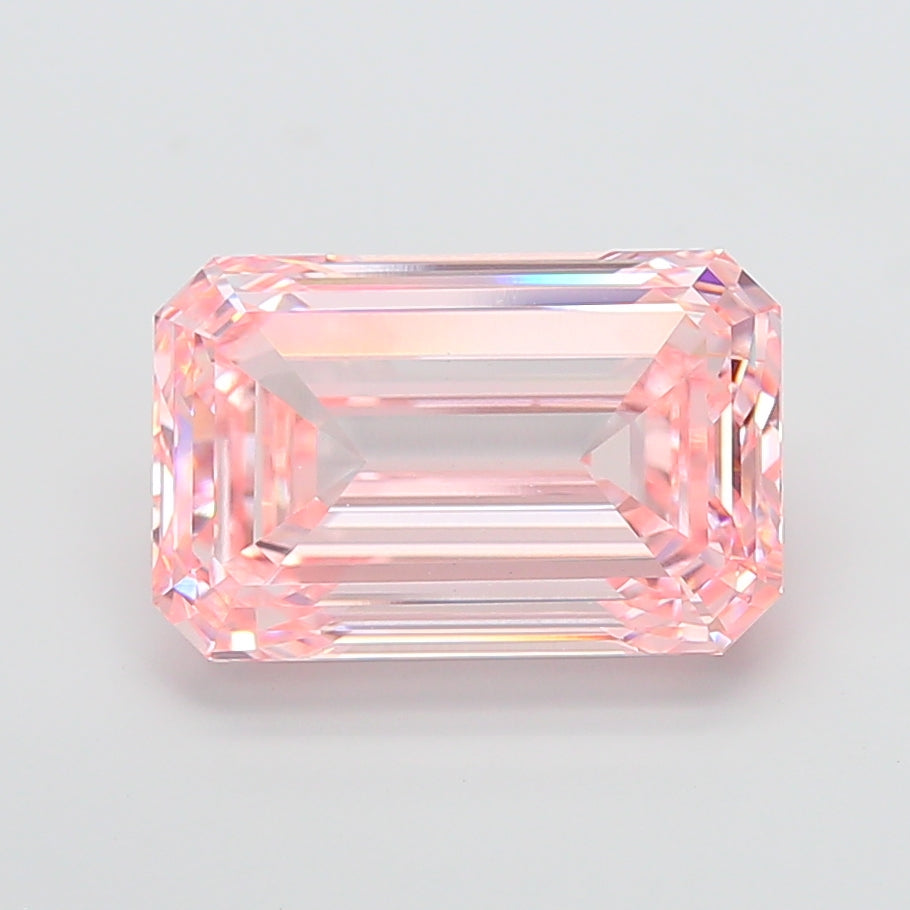 15.00 Carat Emerald Shaped, Very Good Cut, VS1 Clarity, IGI Certified Lab Grown Diamond