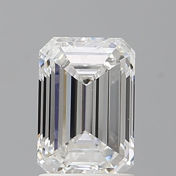 1.55 Carat Emerald Shaped, Ideal Cut, D Color, VS1 Clarity, IGI Certified Lab Grown Diamond