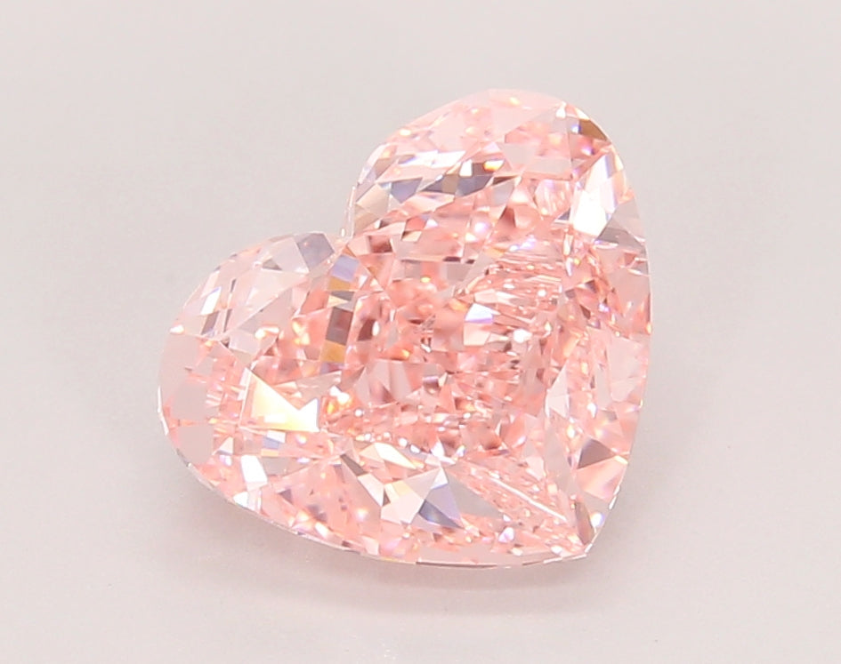 3.36 Carat Heart Shaped, Excellent Cut, VVS1 Clarity, IGI Certified Lab Grown Diamond
