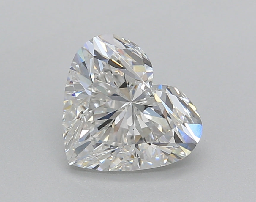 1.50 Carat Heart Shaped, Excellent Cut, E Color, VS1 Clarity, IGI Certified Lab Grown Diamond