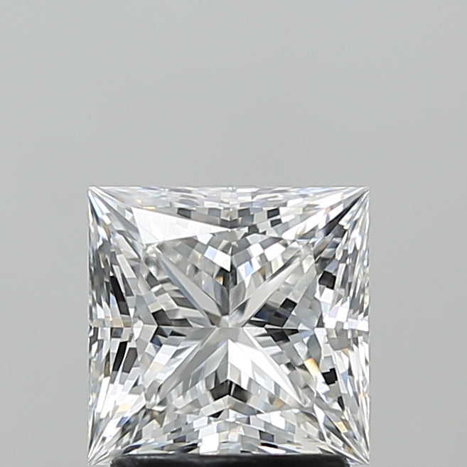 2.07 Carat Princess Shaped, Ideal Cut, E Color, VVS2 Clarity, IGI Certified Lab Grown Diamond