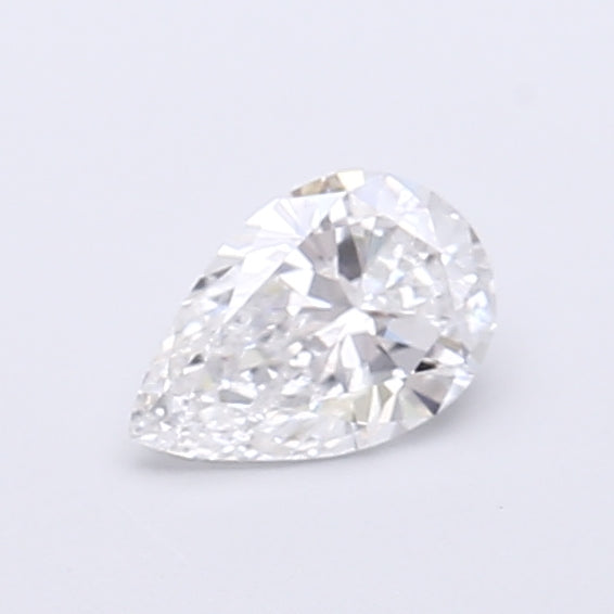 0.45 Carat Pear Shaped, Very Good Cut, D Color, VVS2 Clarity, IGI Certified Lab Grown Diamond