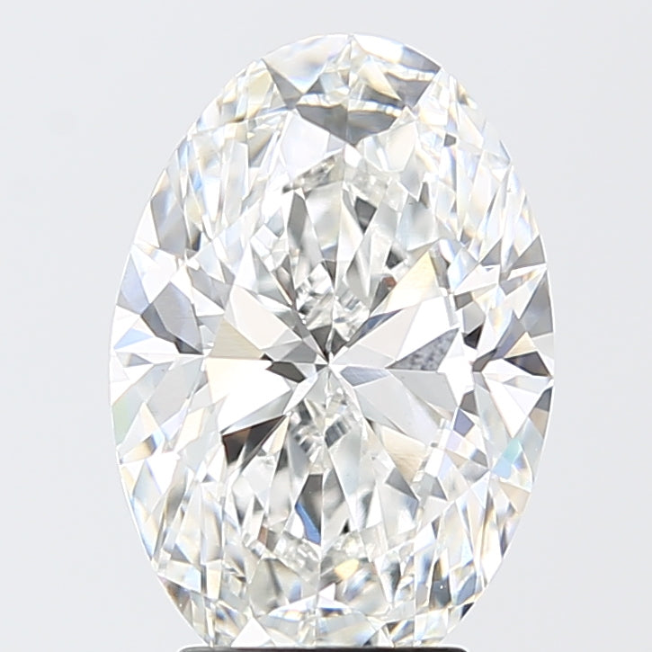4.10 Carat Oval Shaped, Ideal Cut, E Color, VS1 Clarity, IGI Certified Lab Grown Diamond