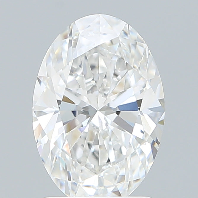 2.01 Carat Oval Shaped, Ideal Cut, E Color, VVS2 Clarity, IGI Certified Lab Grown Diamond