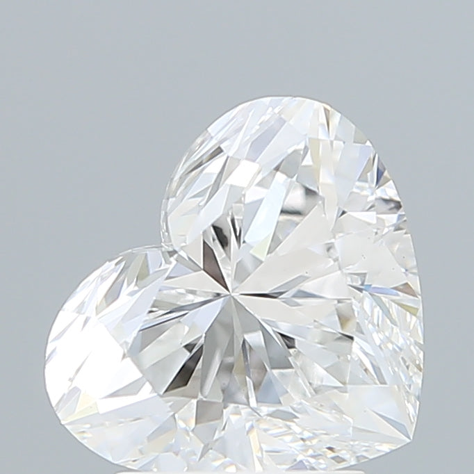2.70 Carat Heart Shaped, Ideal Cut, E Color, VS1 Clarity, IGI Certified Lab Grown Diamond