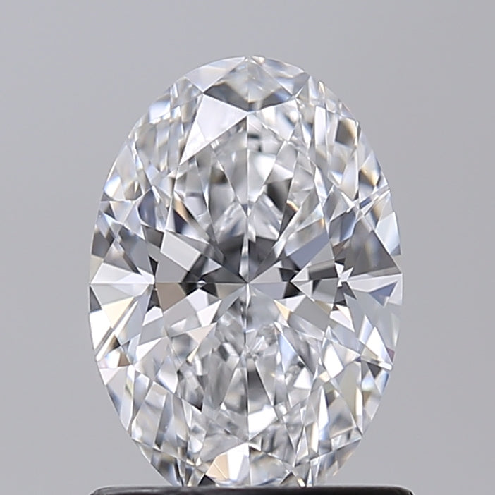 1.00 Carat Oval Shaped, Excellent Cut, D Color, VVS2 Clarity, IGI Certified Lab Grown Diamond