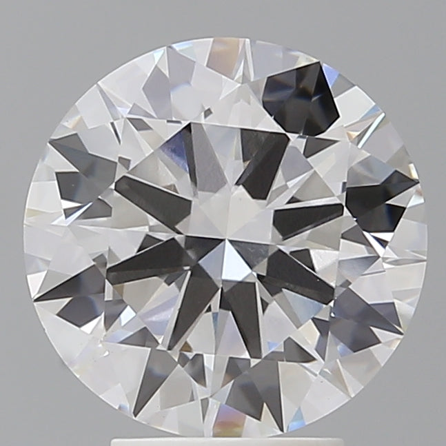 4.02 Carat Round Shaped, Excellent Cut, E Color, VVS2 Clarity, IGI Certified Lab Grown Diamond