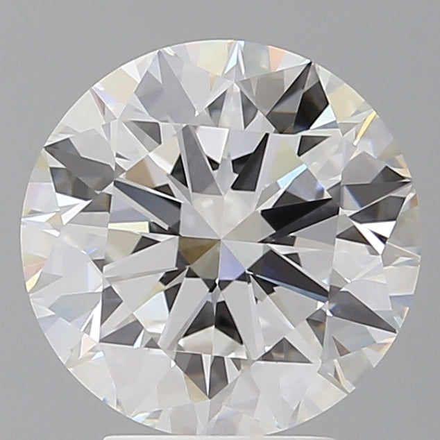 4.02 Carat Round Shaped, Excellent Cut, E Color, VVS2 Clarity, IGI Certified Lab Grown Diamond