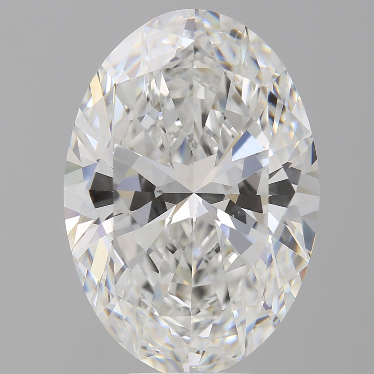 9.07 Carat Oval Shaped, Ideal Cut, F Color, VVS2 Clarity, IGI Certified Lab Grown Diamond