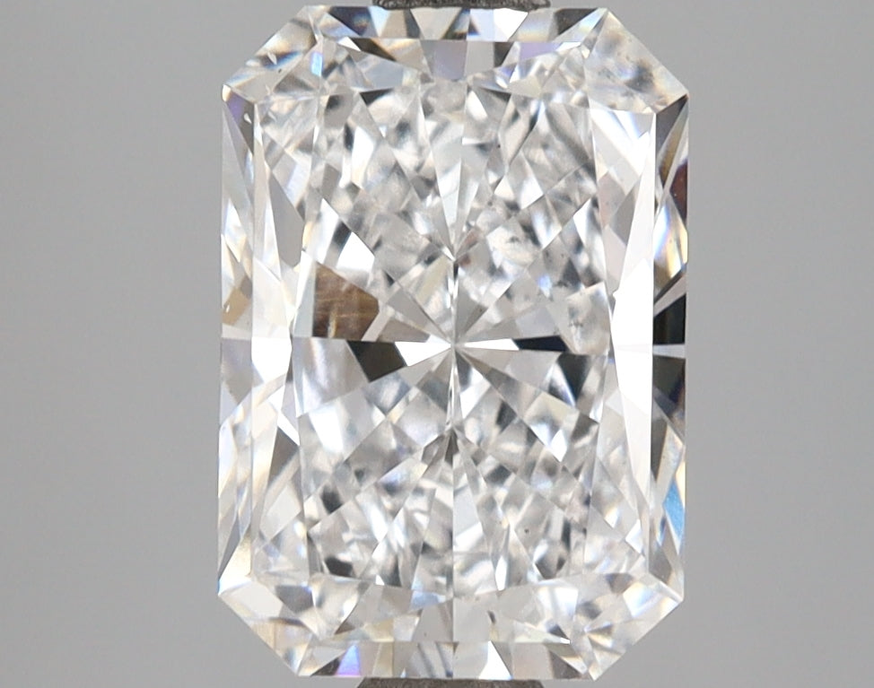 3.01 Carat Radiant Shaped, Ideal Cut, D Color, VS2 Clarity, IGI Certified Lab Grown Diamond