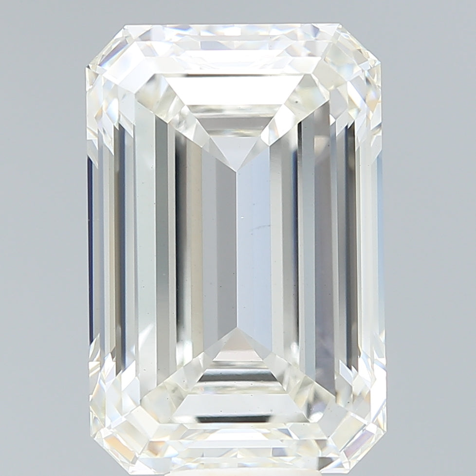 12.49 Carat Emerald Shaped, Ideal Cut, H Color, VS1 Clarity, IGI Certified Lab Grown Diamond