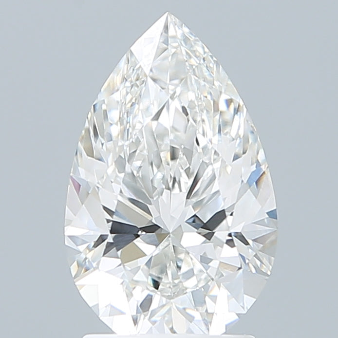 2.20 Carat Pear Shaped, Excellent Cut, F Color, VVS2 Clarity, IGI Certified Lab Grown Diamond