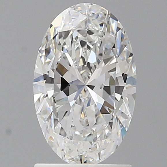 1.50 Carat Oval Shaped, Ideal Cut, D Color, VVS2 Clarity, IGI Certified Lab Grown Diamond