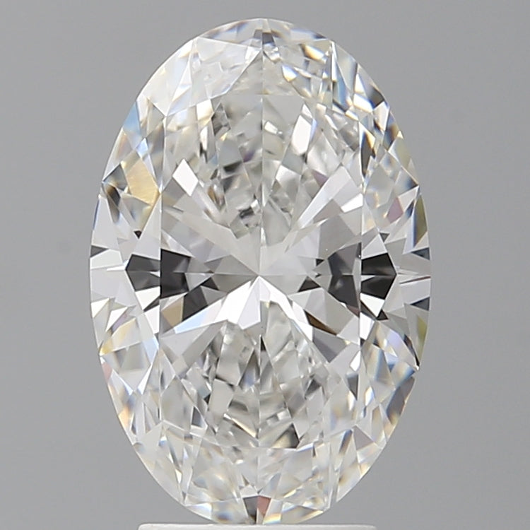 3.55 Carat Oval Shaped, Ideal Cut, E Color, VVS2 Clarity, IGI Certified Lab Grown Diamond