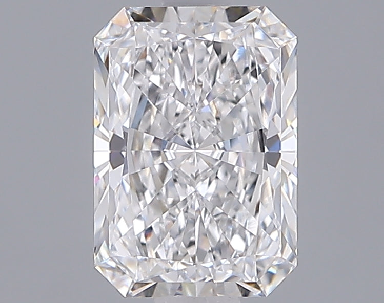 1.51 Carat Radiant Shaped, Ideal Cut, D Color, VVS1 Clarity, IGI Certified Lab Grown Diamond