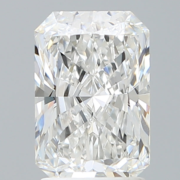 2.29 Carat Radiant Shaped, Ideal Cut, F Color, VVS2 Clarity, IGI Certified Lab Grown Diamond