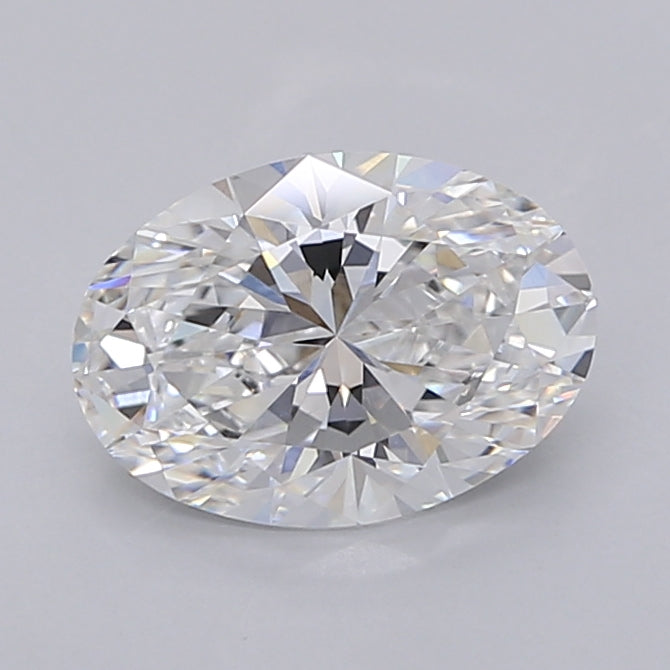 1.56 Carat Oval Shaped, Ideal Cut, E Color, VVS2 Clarity, IGI Certified Lab Grown Diamond