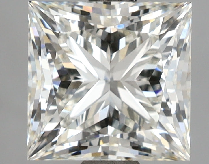 3.02 Carat Princess Shaped, Ideal Cut, G Color, VVS2 Clarity, IGI Certified Lab Grown Diamond
