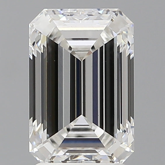 2.59 Carat Emerald Shaped, Ideal Cut, E Color, VVS2 Clarity, IGI Certified Lab Grown Diamond
