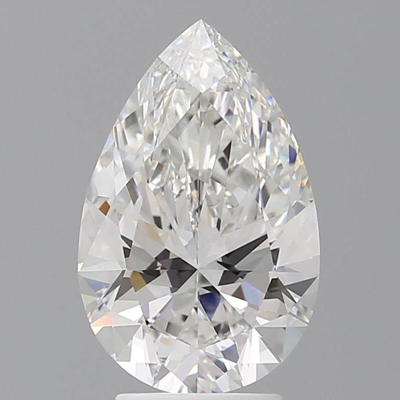 3.59 Carat Pear Shaped, Ideal Cut, E Color, VVS2 Clarity, IGI Certified Lab Grown Diamond